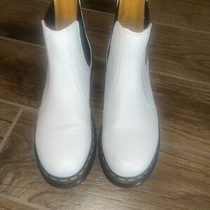 Dr. Martens Black and White Chelsea Boots